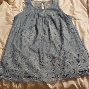 Blue tank top size Medium